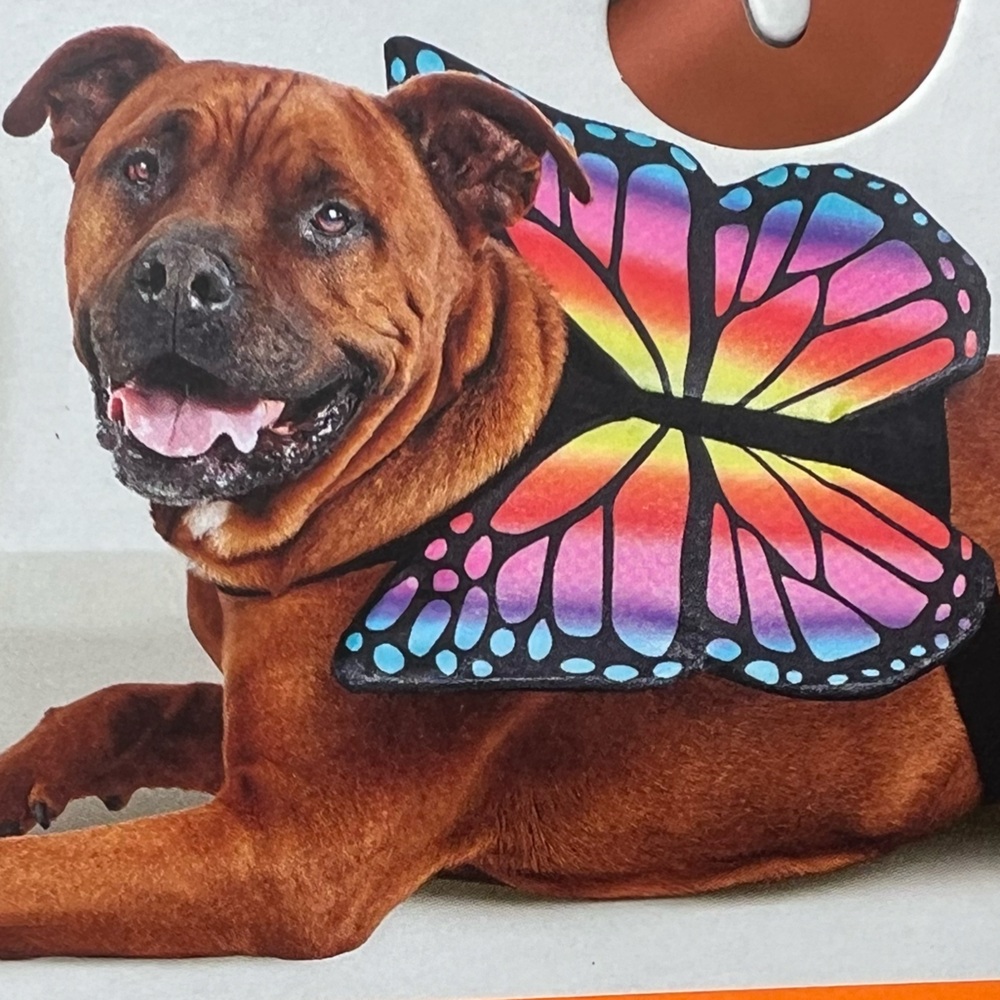 NWT Colorful Butterfly Dog Costume Butterfly Halloween Costume